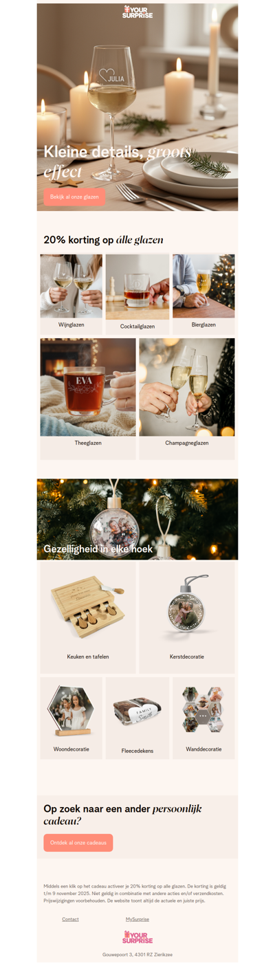 Proost! Profiteer nu van 20% op álle glazen🍷