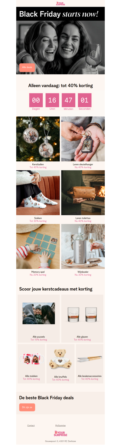 Tot 40% korting op je favoriete cadeaus