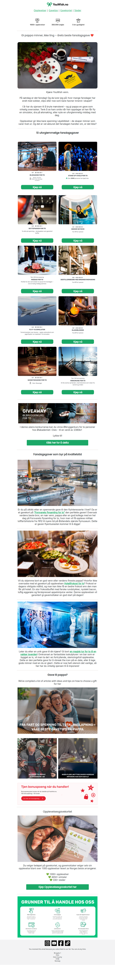 Den perfekte farsdagsgaven – levert på under 5 minutter 🤩💙