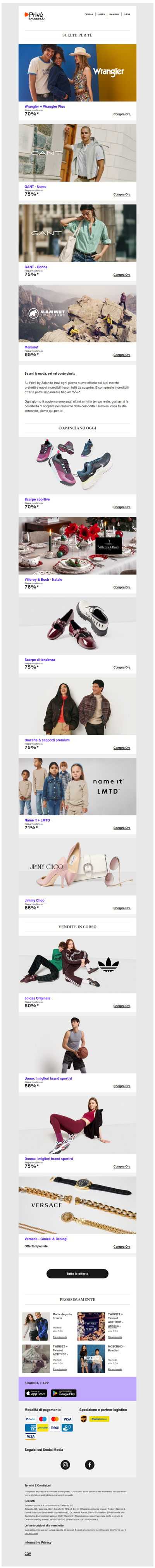 Wrangler, GANT & Mammut ⎪Scopri subito 🔎