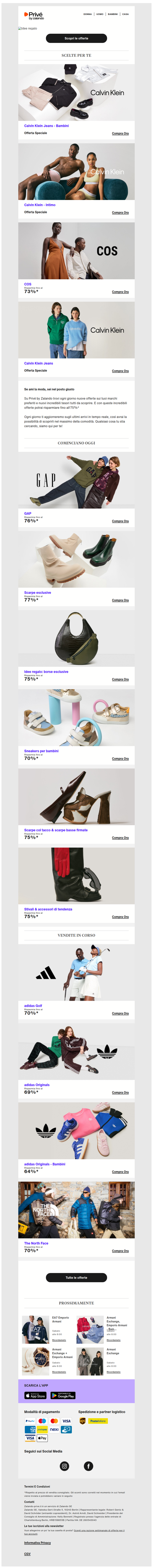 Le tue occasioni del giorno: Calvin Klein Jeans & COS