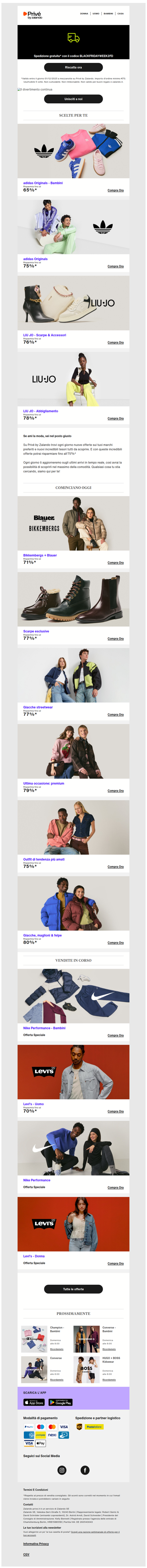 Le offerte del Black Friday Weekend arrivano in grande, ora con spedizione gratuita ✨