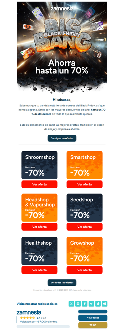 Los mayores descuentos del año 💥