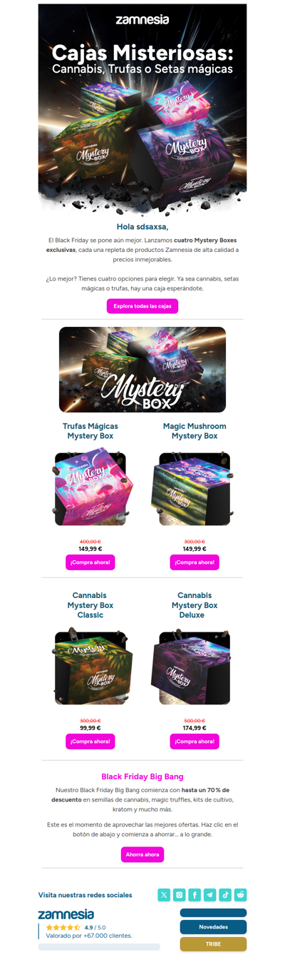 Novedad: nuevas Mystery Boxes de edición limitada✨
