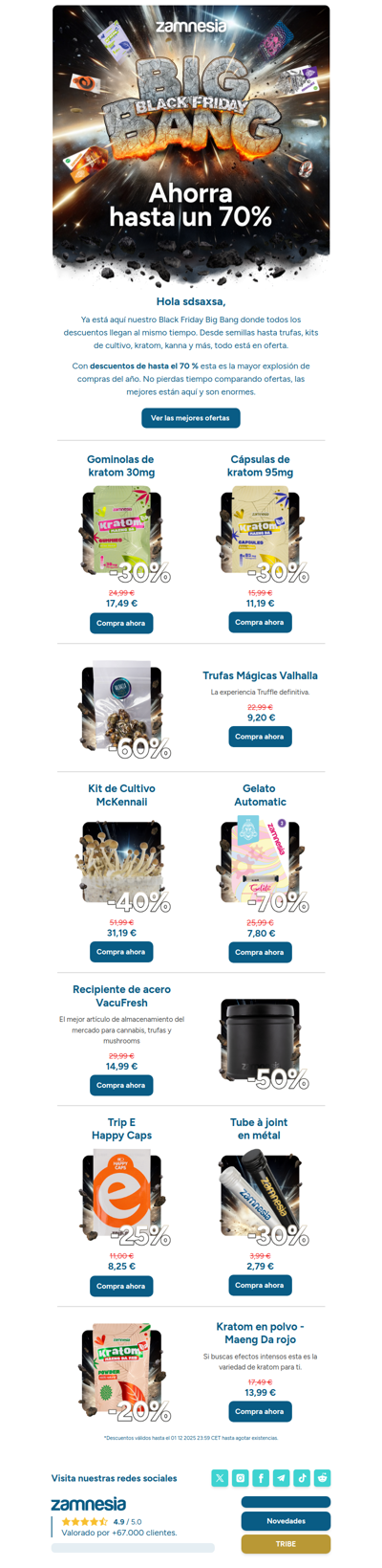 Todos los bestsellers del Black Friday 🔥