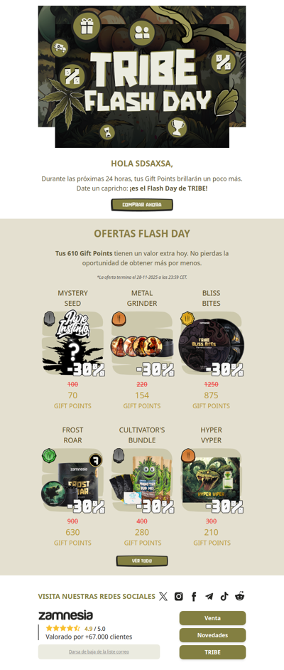 sdsaxsa, tus Points acaban de volverse aún más poderosos 💫