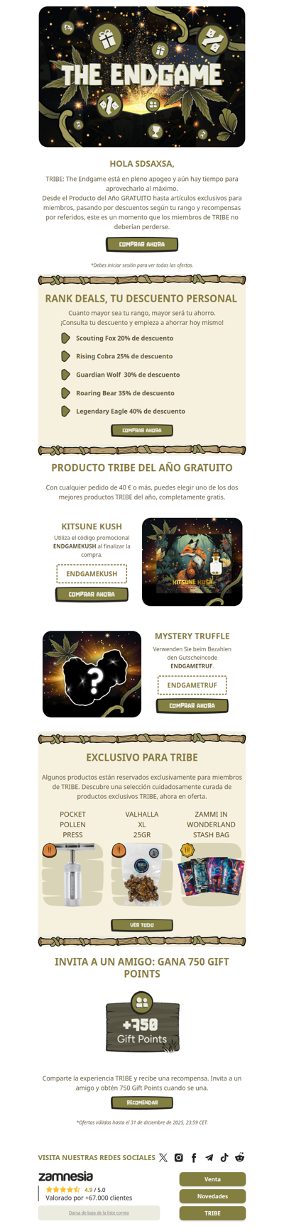 Aún hay tiempo para entrar en el Endgame ⏱️