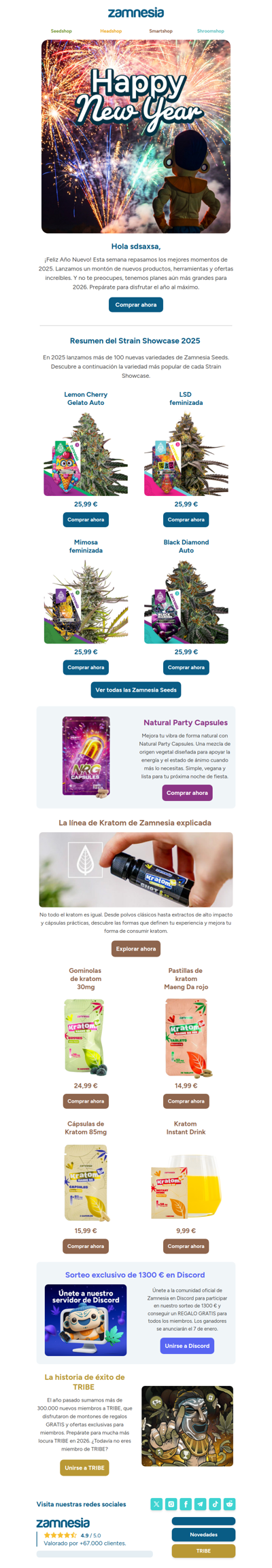 Feliz Año Nuevo, sdsaxsa