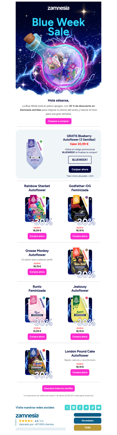 Planta a lo grande, ahorra un 30 % 🌱