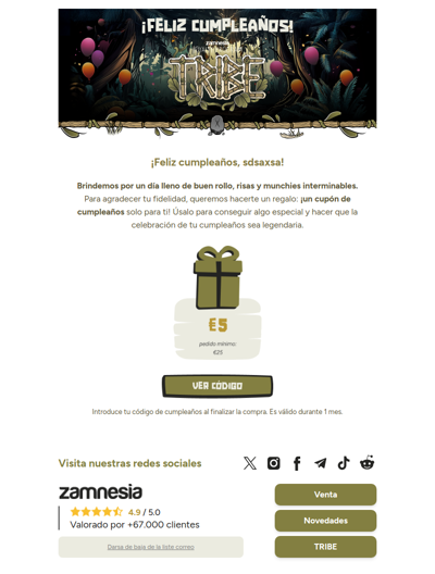 ¡FELIZ CUMPLEAÑOS!🎂