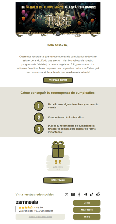 🎉Tu regalo de cumpleaños te está esperando - ¡No lo dejes pasar!🎁