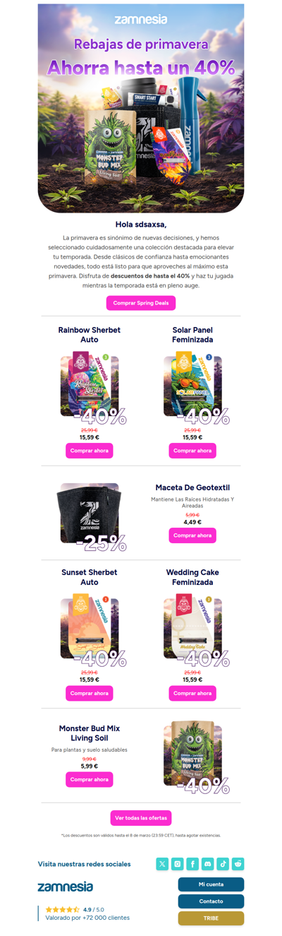 Todavía puedes aprovechar la primavera 🌼