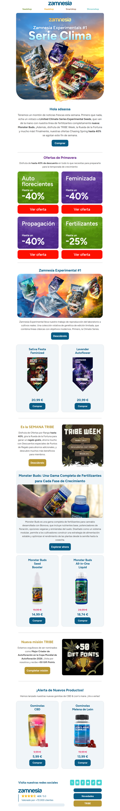 NUEVO: Variedades experimentales de Zamnesia 🌱