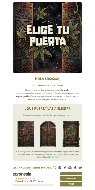 🚪 Elige una puerta → desbloquea tu regalo gratis