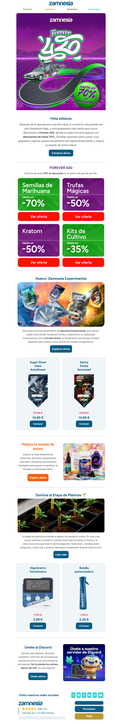 Forever 420 ya está aquí🔥