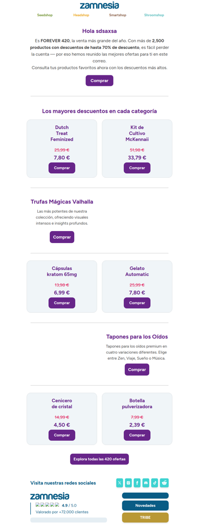 70% de descuento. Sí, en serio. Compruébalo tú mismo