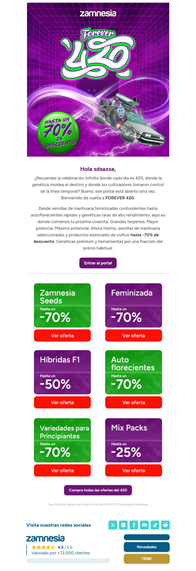 Esto no es un simulacro... -70% de descuento en semillas