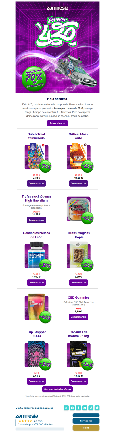 Nuestras mejores ofertas 420 por menos de 25 € 🤑