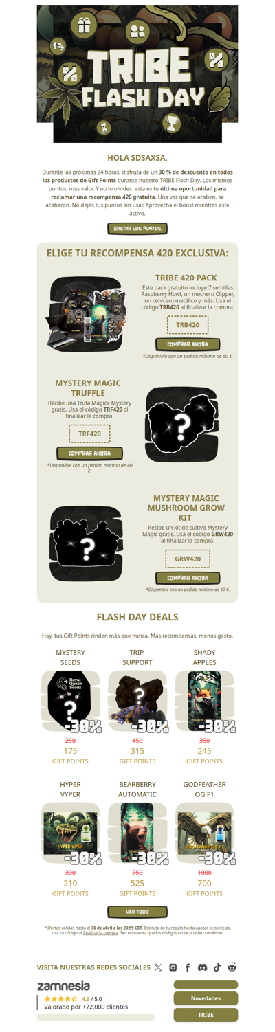 Aumento del 30 % + última oportunidad para reclamar tu regalo ⏳