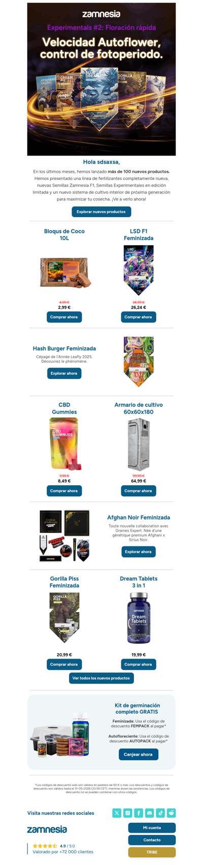 ¡Nuevos lanzamientos de productos!
