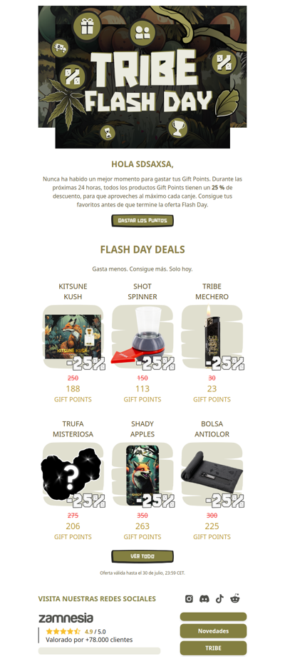 Tus Gift Points ahora valen aún más 🎉