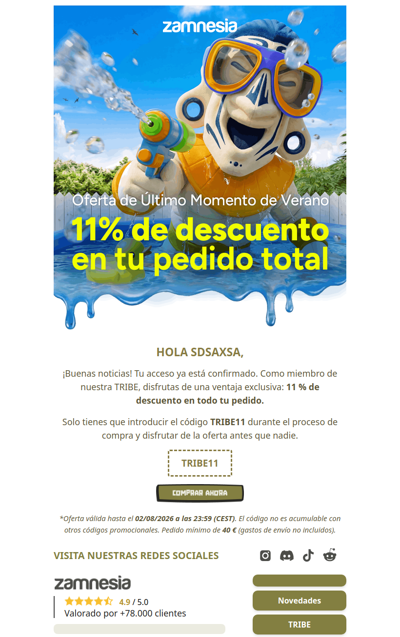 Registro confirmado, sdsaxsa