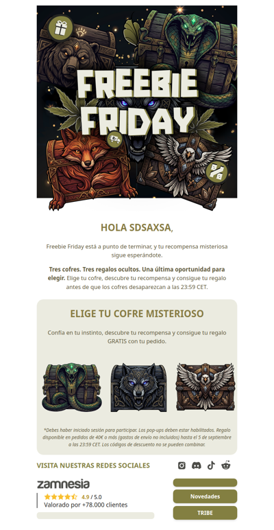 ÚLTIMA LLAMADA: tu regalo te está esperando 🎁