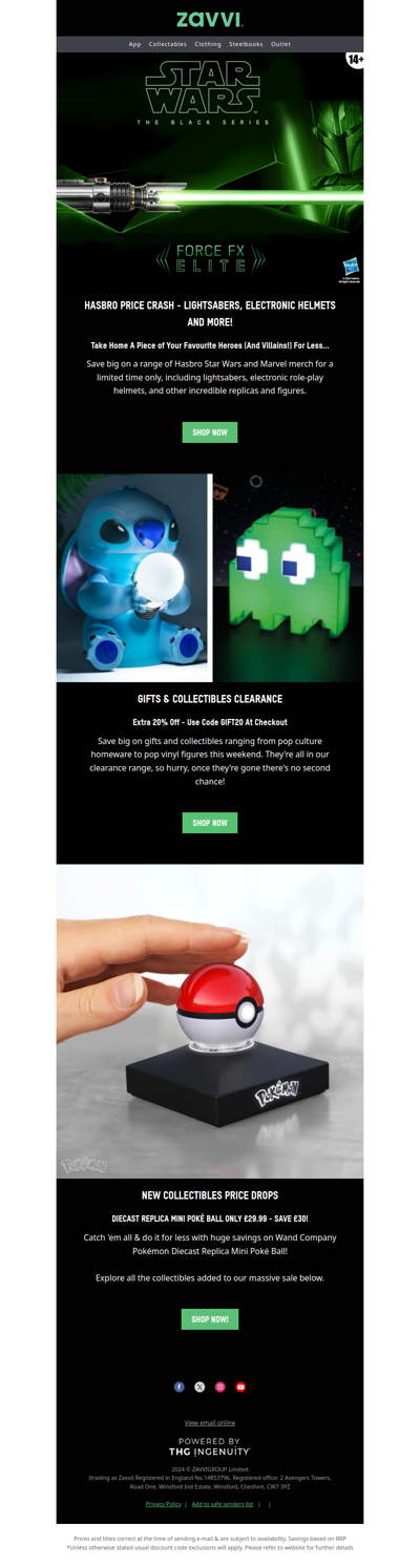 Hasbro Price Crash! Huge Savings On Lightsabers, Helmets And More