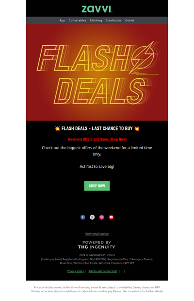 Don't Miss Out - Flash Deals End Soon!