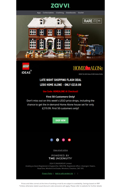 Evening Christmas LEGO Mega Deal [First 50 Customers]