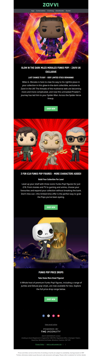 VERY LIMITED STOCK REMAINING - Limited Edition Miles Morales Funko Pop!