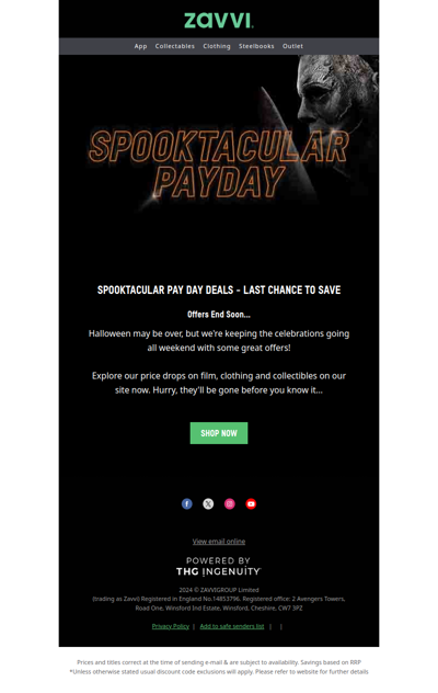 Last Chance To Save - Payday Weekend Deals End Soon!