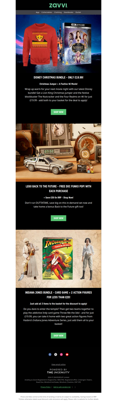 Early Stocking Stuffers! Disney + Indiana Jones Gift Bundles - Don't Miss These!