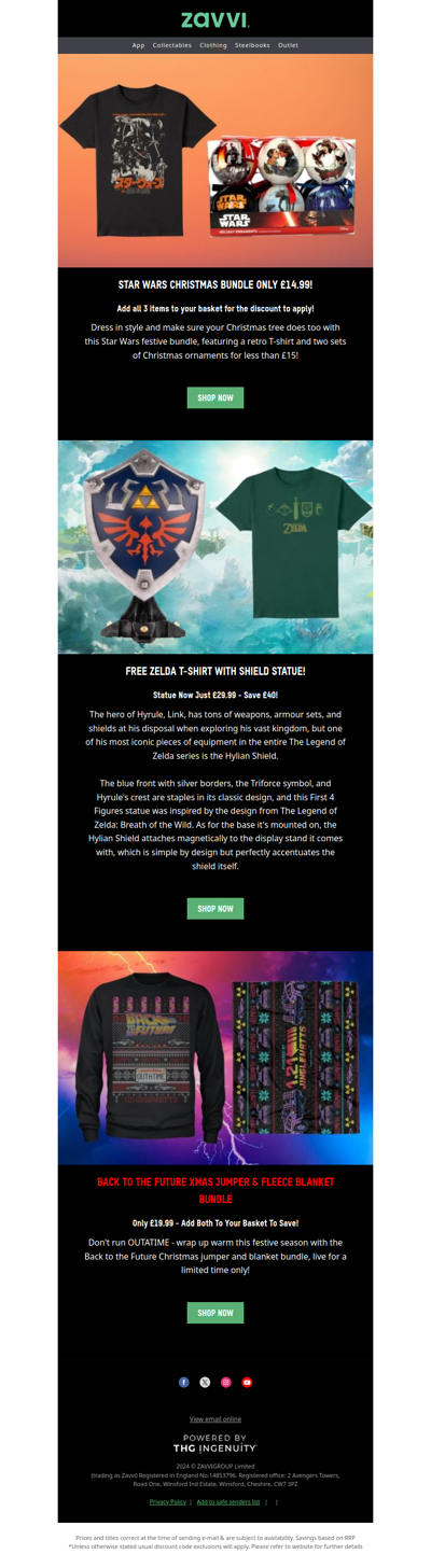 New Christmas Bundles - Star Wars, Back to the Future + More!