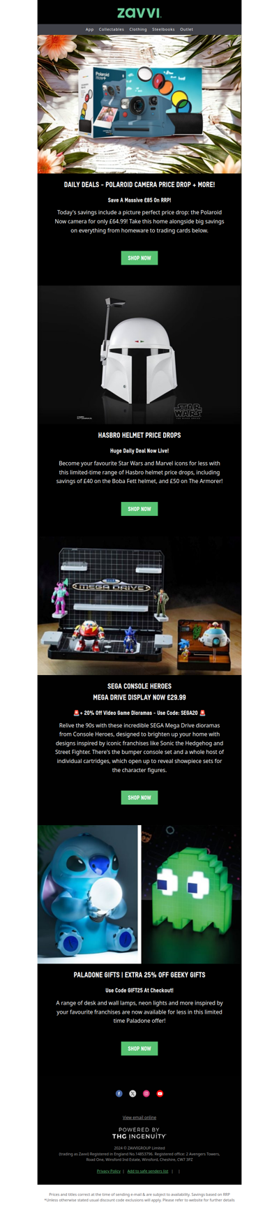 💥Price Crash! Polaroid Now - Save £85 📸 | Hasbro Helmet Price Crash