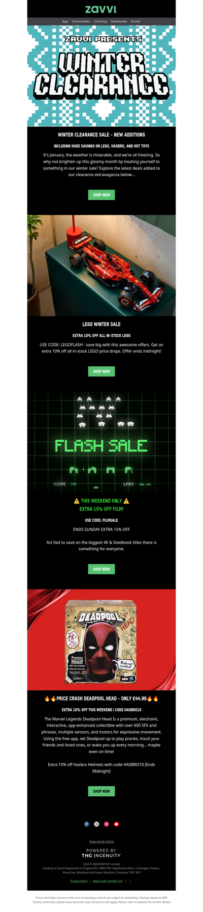 Winter Clearance! The BIGGEST Offers of the Weekend