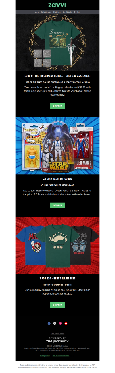 Lord Of The Rings Mega Bundle - Only £39.99 + 3 For 2 Hasbro Figures!