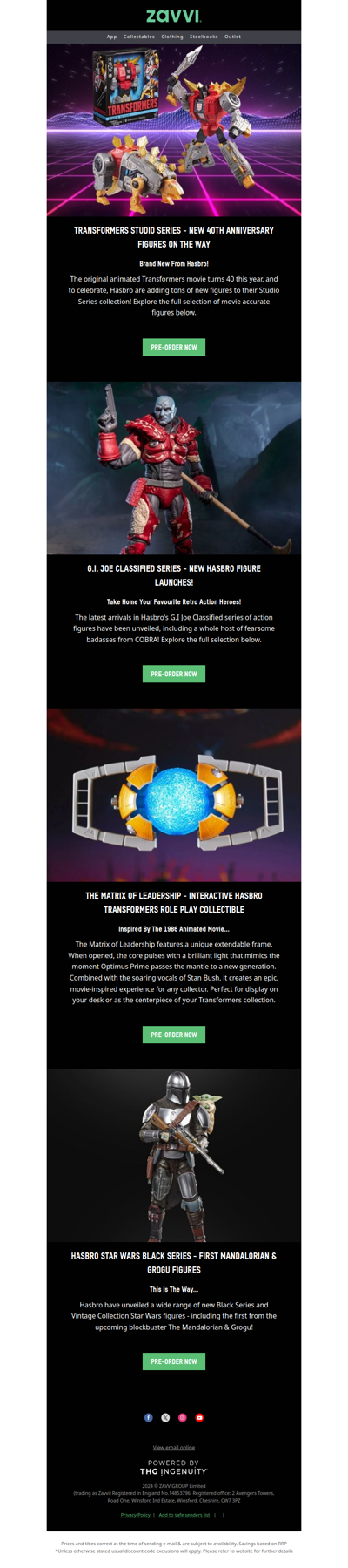 New Hasbro Figures | Including Transformers & G.I Joe [Secure Yours!]