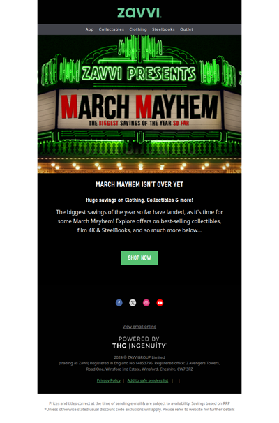 March Mayhem 4K & Steelbook Offer - Don't Miss Out!