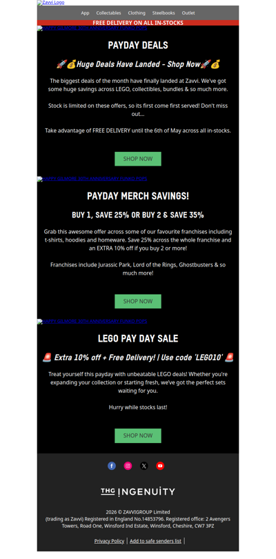 PayDay! Shop the best offers of the Bank Holiday Weekend