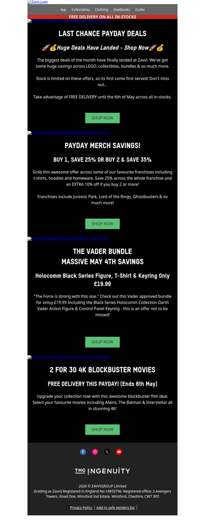 💸PayDay Last Chance! FREE Delivery Ends Today💸