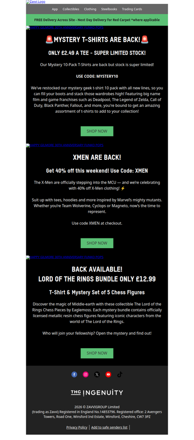 🚨This is not a drill! £2.49 T-Shirts Go, Go, Go.... [Mystery 10 Packs]
