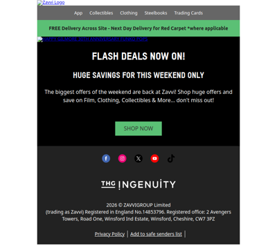 FLASH DEALS NOW AVAILABLE!