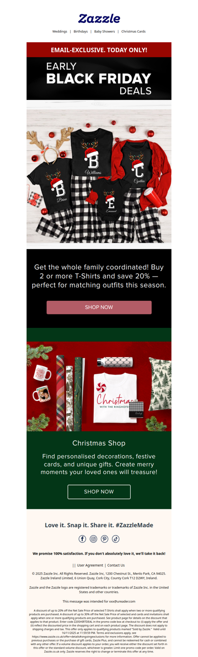 👕 Buy 2 or More T-Shirts and Save 20%