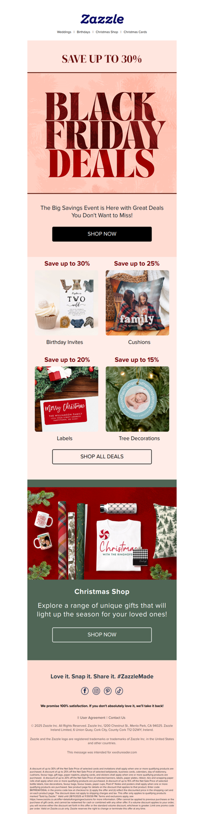 Black Friday Is Here! Save Up to 30% 🎉