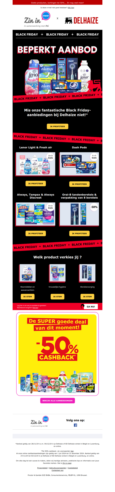 🖤Delhaize + Black Friday = waanzinnige aanbiedingen🖤