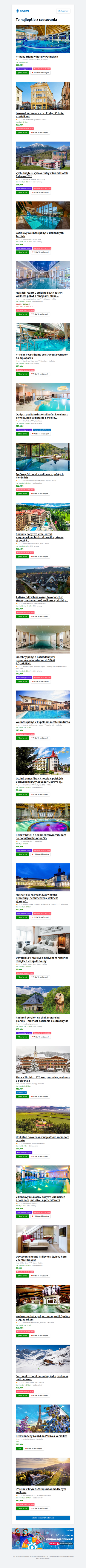 Sem sa musíte pozrieť: 4* baby-friendly hotel v Patinciach