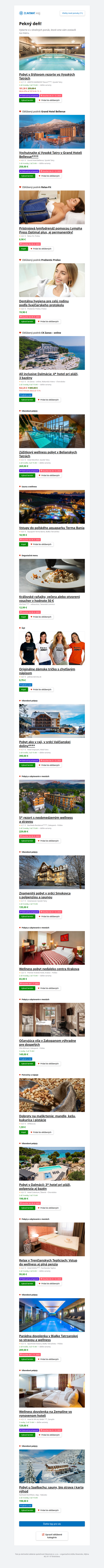 Ťahá vás to preč? Vychutnajte si Vysoké Tatry v Grand Hoteli Bellevue****