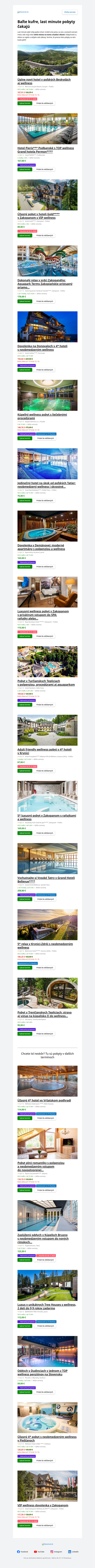 Doprajte si cez víkend malú dovolenku