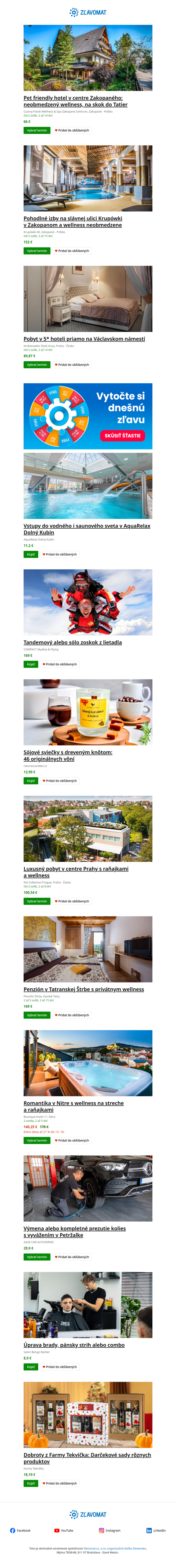 Najlepšie ponuky minulého týždňa ★ Pet friendly hotel v centre Zakopaného: neobmedzený wellness, možnosť raňajok